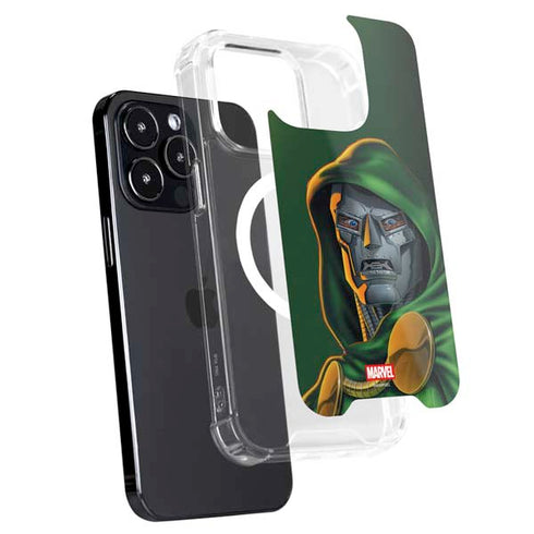 Marvel Dr. Doom Portrait iPhone 15 Pro MagSafe Case